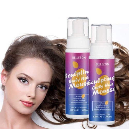 Hair Foam Mousse for styling hair Curly Hair Styling Mousse Moisturizing Tangle Hair Styling Foam Hair Relaxer Cream Oil for Wig