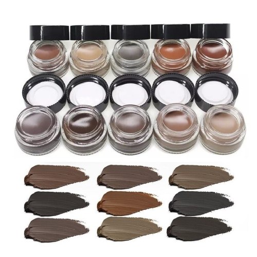 Makeup Cream Pomade Eyebrow Gel Waterproof Long Lasting Eye Liner Pigmented Cosmetic Tool Customized Private Label Wholesale