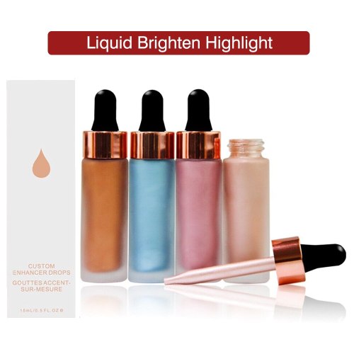 Custom Label Makeup Face Eyes Liquid Brighten Highlight Long Lasting Foundation Concealer high Coverage Highlighter Wholesale