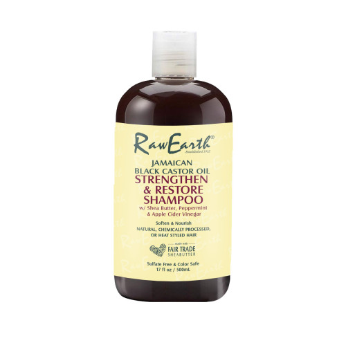 Raw Earth 500ml Black Castor Oil Hair growth Shampoo