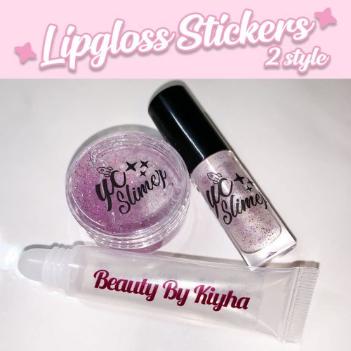 100 Pcs Custom Clear Stickers Lipgloss Tube and Eyelashes Box Labels, Personalized Text, Logo, Mink, Cosmetics,