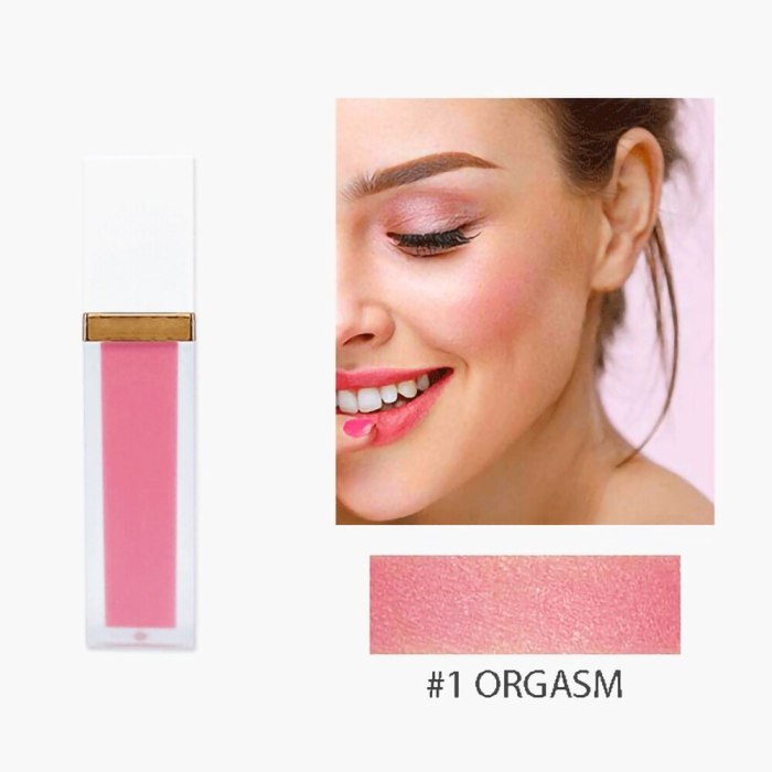 Custom Label Natural Makeup Liquid Blush Pigmented Smooth Long Lasting Brighten Moisturizing 3D Blusher Cosmetics Wholesale