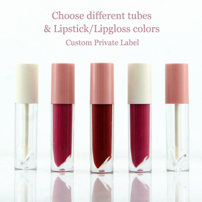DIY Makeup Matte Liquid Lipstick Nude Lipgloss Choose Colors High Pigmented Long Lasting Waterproof Glossy Custom Private Label