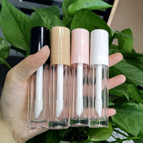 8ml Lipgloss Liquid Lipstick Empty Wand Tube Makeup Container bottle Big brush Lip Gloss Packaging Custom Private Label