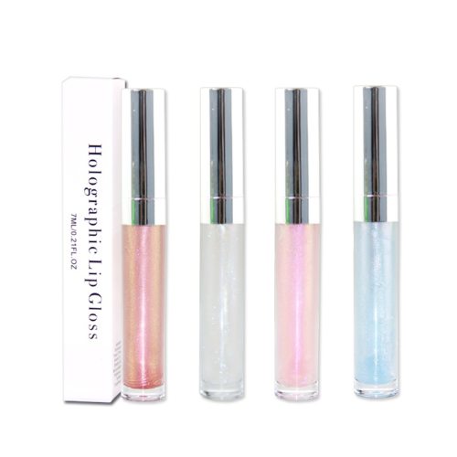 Moist Shiny Holographic Liquid Lipgloss Makeup Glitter Long lasting Waterproof Glossy Custom Private Label Wholesale