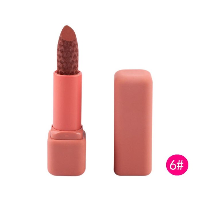 Matte Lipstick Nude Pigment Makeup Long Lasting Waterproof Moist Cosmetics Cruelty free Vegan Custom Private label