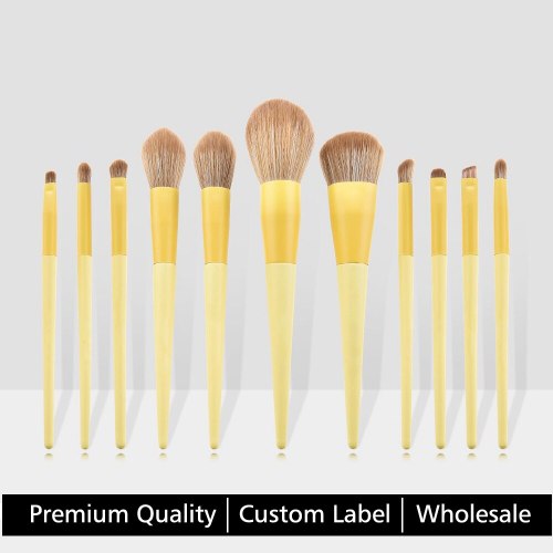 High quality Makeup Brush Set Foundation Powder Blush Eyeshadow Eyebrow Concealer Lip Soft Cosmetics Kit  Custom label logo