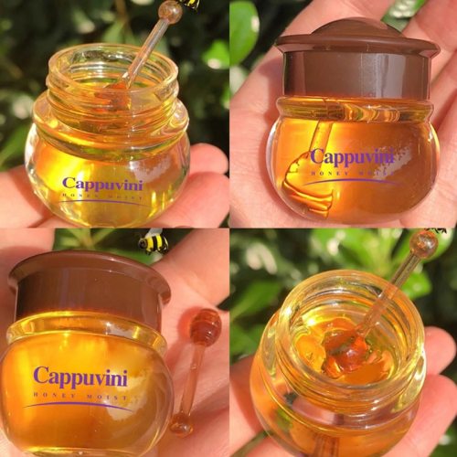 Cappuvini Moisturizing Lip Gloss Lip Balm Nourishing Anti-wrinkle Lip Care Anti-cracking Unisex Lip Oil Honey Sleeping Lip Care