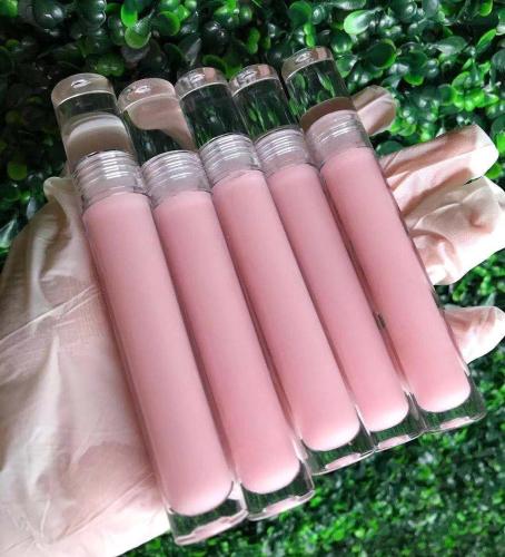 Private Label Clear No Logo Luxury Non Sticky Vegan Nude Customised Scented Hydrating Shine  Lip Gloss