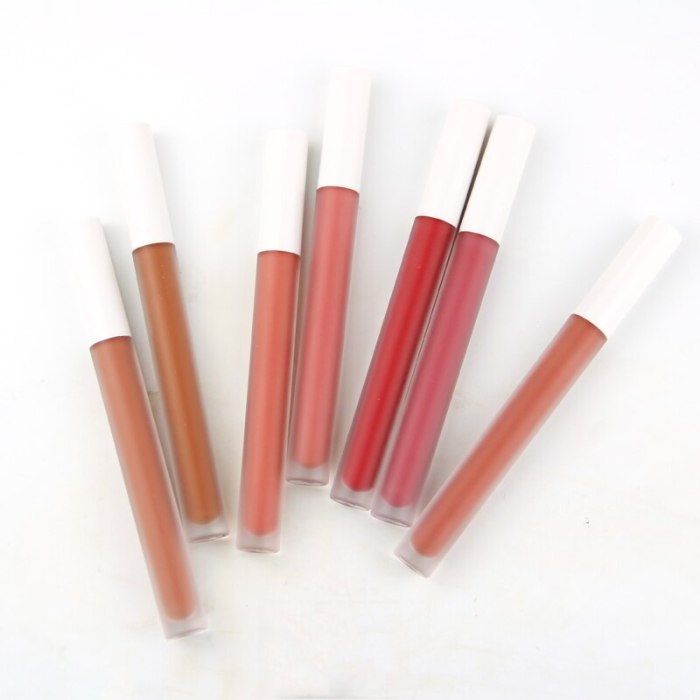 Nude Red Moist Velour Matte Liquid Lipstick Pigmented Tint Long Lasting Waterproof Makeup Lipgloss Custom Label logo Wholesale