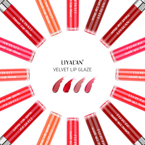 2021 velvet matte air lip glaze lip gloss not easy to fade, multi-color optional OEM / LOGO