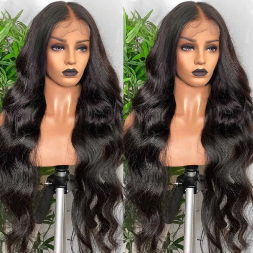 34inch Long Wig Human Hair 13x4 HD Lace Frontal Wig Body Wave Lace Front Human Hair Wigs 5x5 HD Preplucked Lace Wig For Women