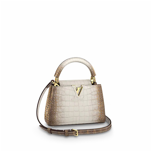 LV M56071 Louis Vuitton Capucines Mini Handbag Light Brown - Ssbag.ru