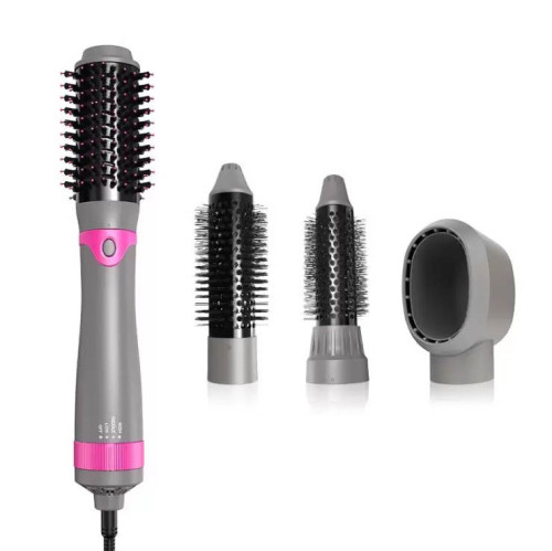 Upgraded One Step Hair Dryer Brush, Hot Air Brush, Hair Volumizer Curler Straightener Styler, 4 IN 1 Detachable Brush Kit
