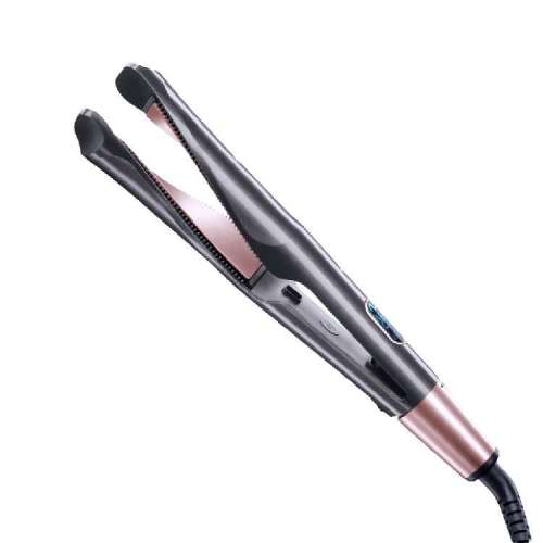2-in-1 Hair Straightener Curler Twist Straightening Curling Iron Professional Negative Ion Flat Iron