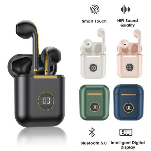 Bluetooth Headphones Wireless In Ear Buds Waterproof Earphones with Microphone Video Gaming Headset for Mobile Phone Earbuds