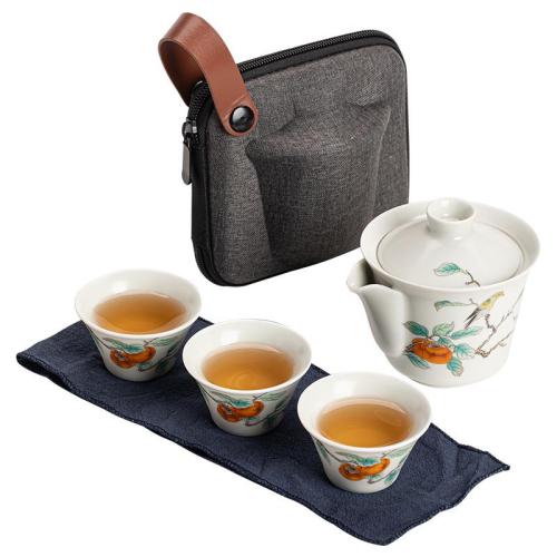 Chinese Kung Fu Tea Pot and Cups Sets for Travel