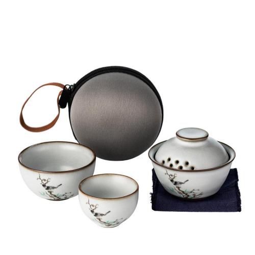 Chinese Kung Fu Tea Bowl and Cups Sets for Travel