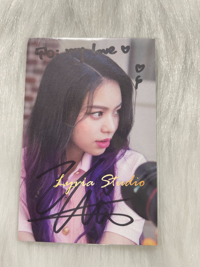 Cherry Bullet LINLIN Signed album/fansign photocard
