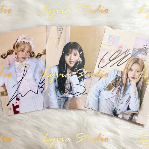 WEKIMEKI Signed  Broadcast Postcard