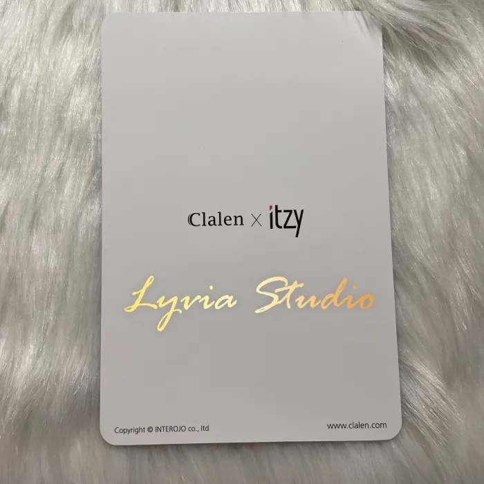ITZY Clalen Postcard