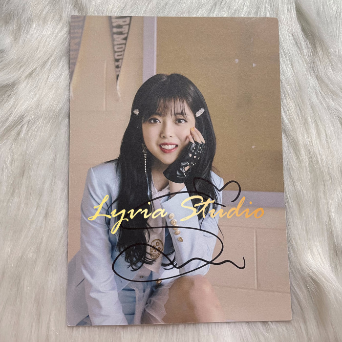 WEKIMEKI Signed  Broadcast Postcard