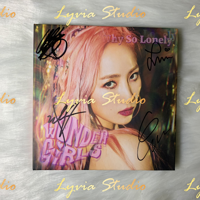 WONDER GIRLS WHY SO LONELY Signed Promo Album