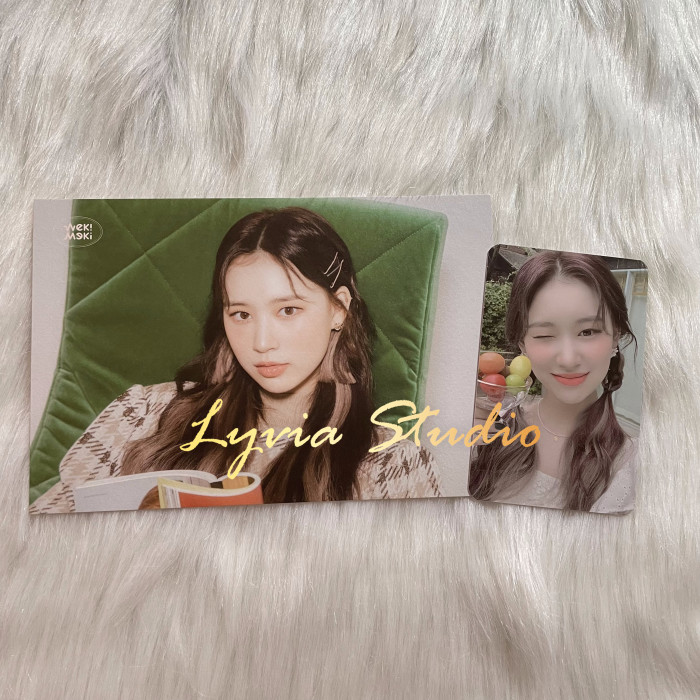 WEKIMEKI Calendar Photocard and Postcard set