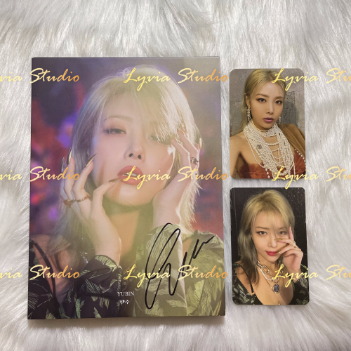 YUBIN Perfume Signed Promo Album(Photocards included)