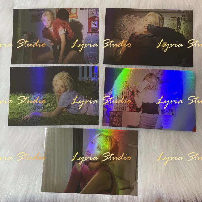 (G)I-DLE SOYEON Windy HOLO JM winner postcard set