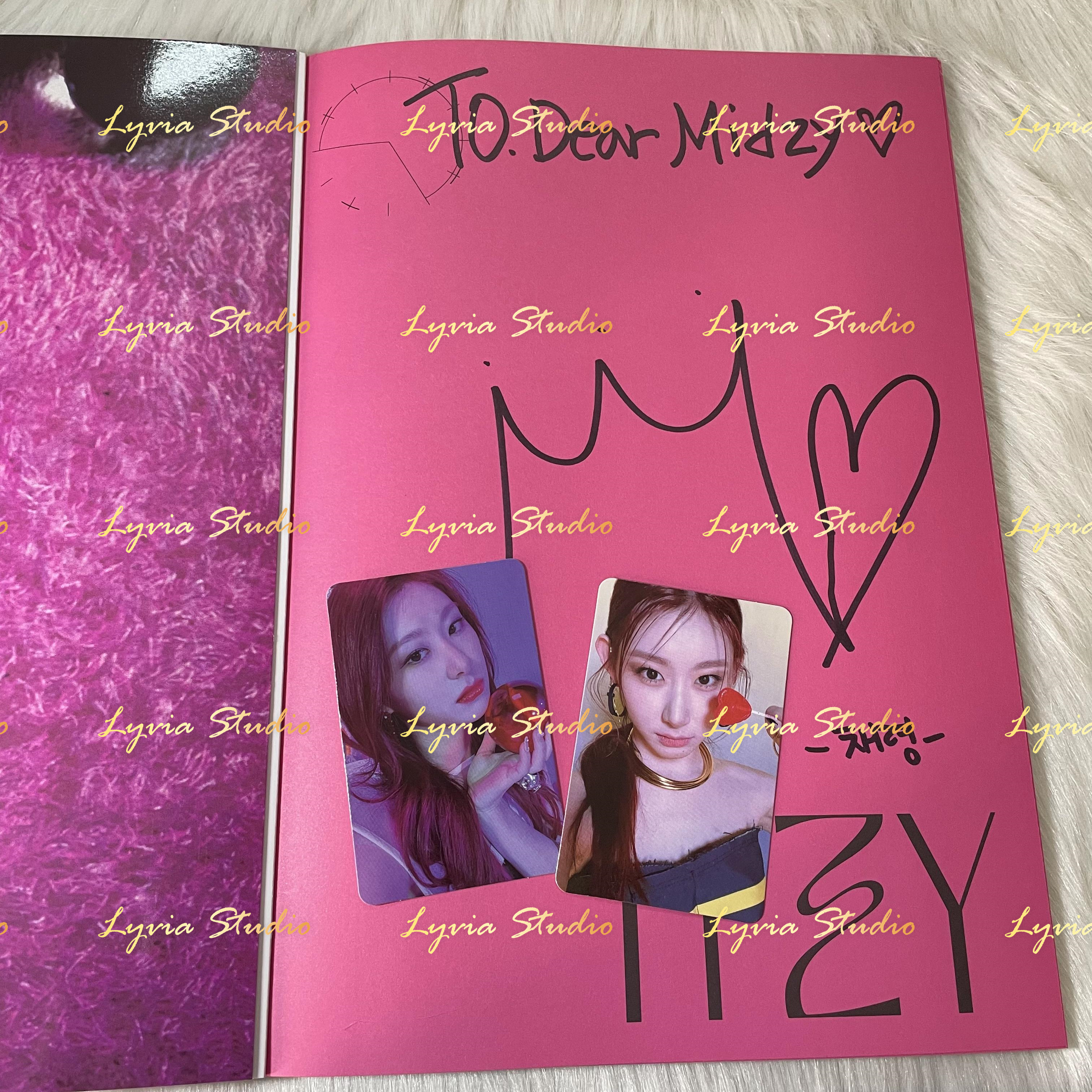 ITZY Guess Who? Chaeryeong Signed Album To Dear Midzy - www 