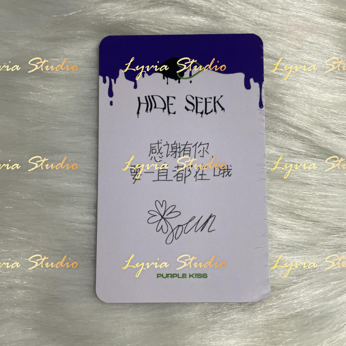PURPLE KISS OWHAT2.0 Fansign Pre-order Photocard