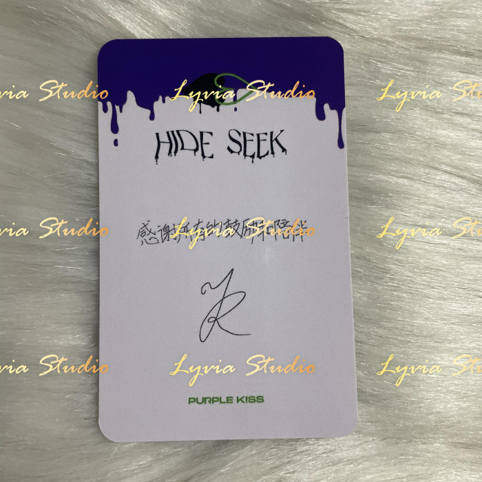 PURPLE KISS OWHAT2.0 Fansign Pre-order Photocard