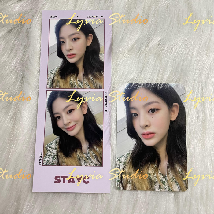 STAYC STEREOTYPE Withdrama 3.0 Fansign Pre-order Photocard
