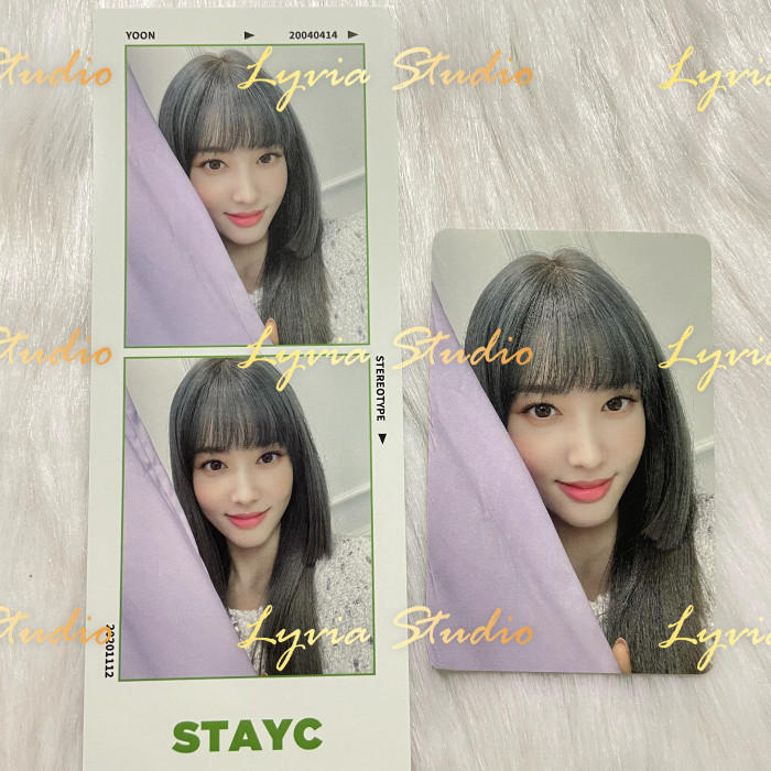 STAYC STEREOTYPE Withdrama 3.0 Fansign Pre-order Photocard