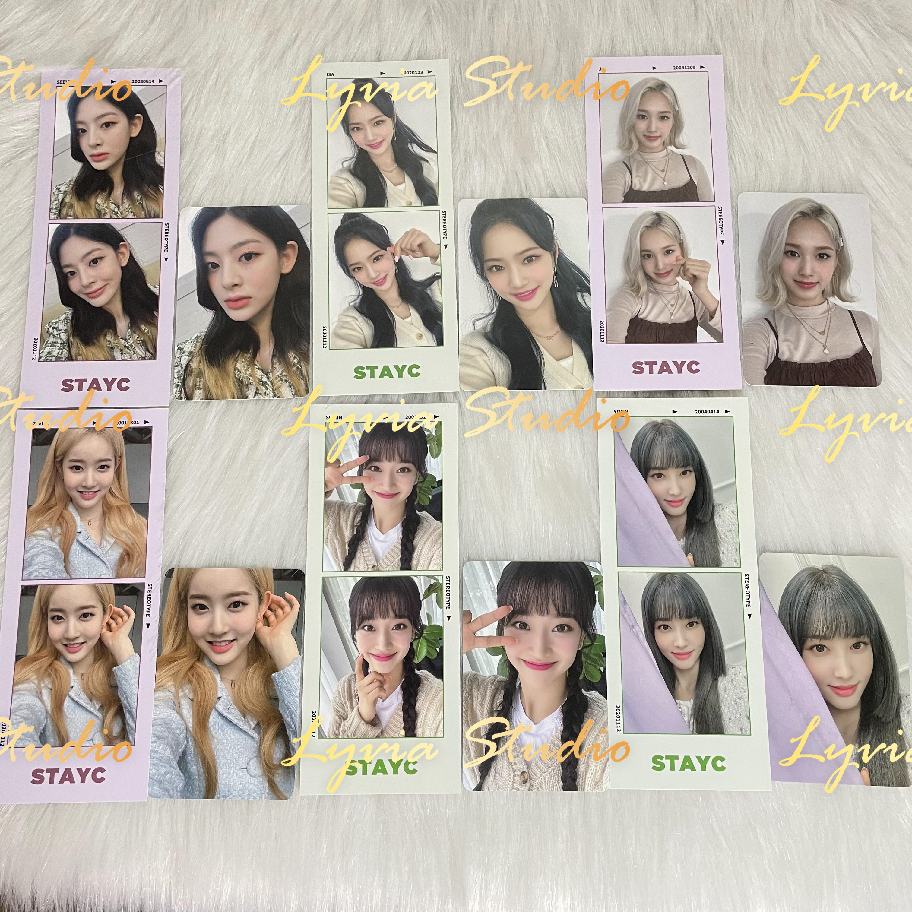 STAYC STEREOTYPE Withdrama 3.0 Fansign Pre-order Photocard - www