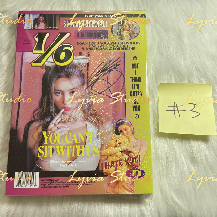 SUNMI 1/6 Signed Un-promo Album from Makestar event