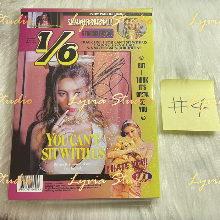 SUNMI 1/6 Signed Un-promo Album from Makestar event