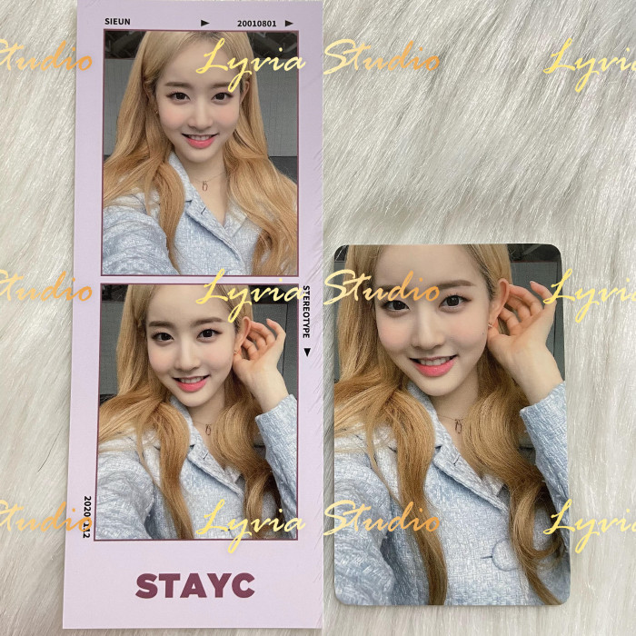 STAYC STEREOTYPE Withdrama 3.0 Fansign Pre-order Photocard