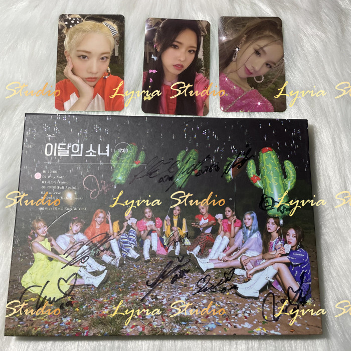 LOONA  12:00  Why Not Signed Promo Album