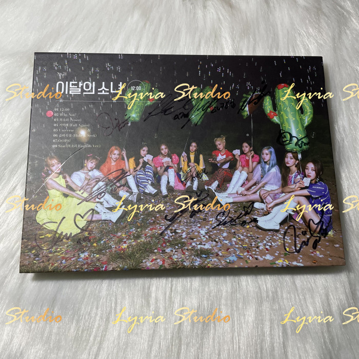 LOONA  12:00  Why Not Signed Promo Album