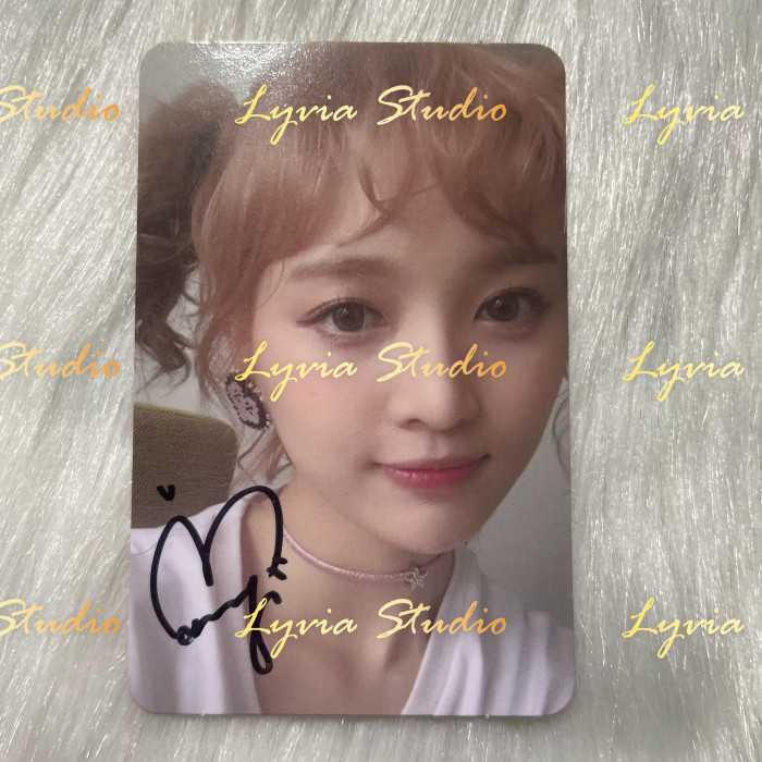 WJSN Signed Album Broadcast Photocard