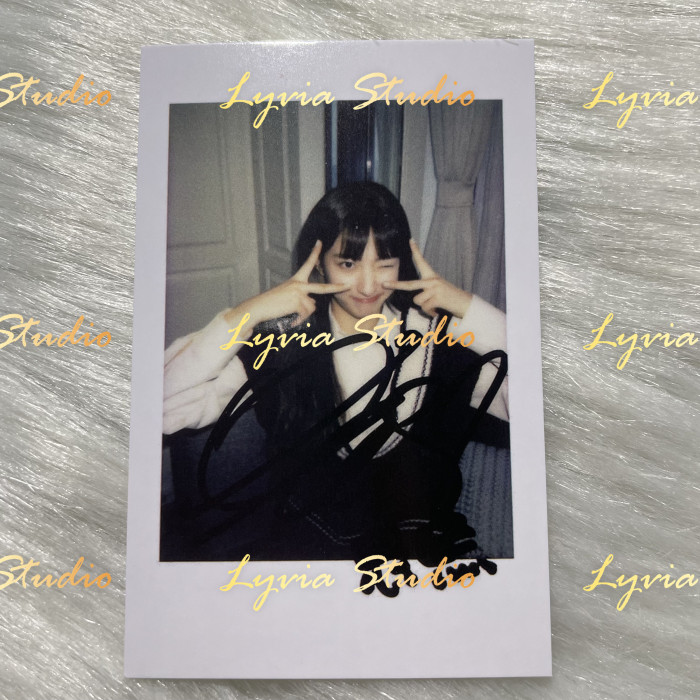 WJSN Eunseo LUDA Withfans Limited Undisclosed Polaroid  Replica Photocard