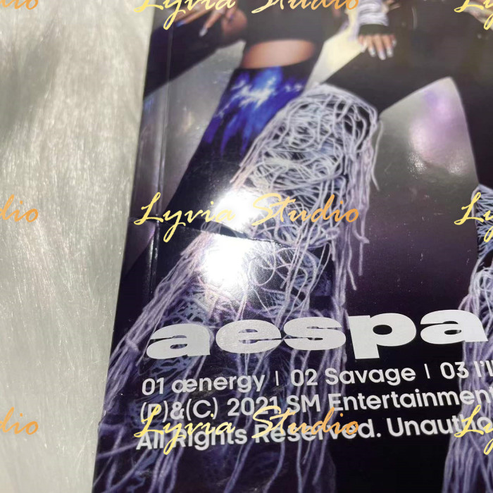 AESPA Savage Signed Promo Album