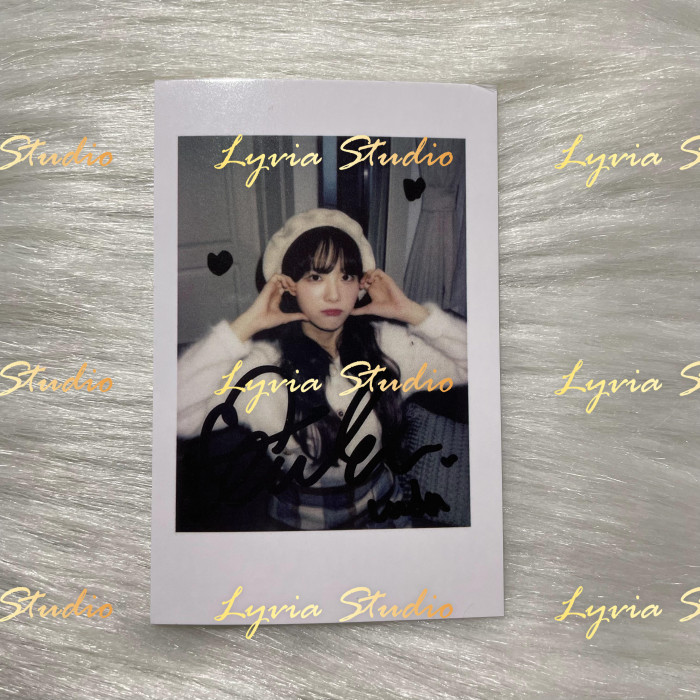 WJSN Eunseo LUDA Withfans Limited Undisclosed Polaroid  Replica Photocard