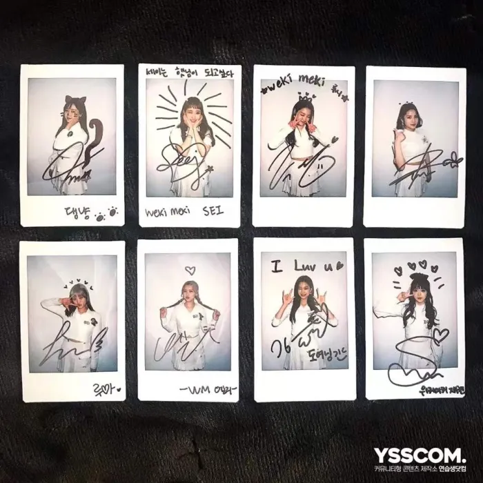 WEKIMEKI DOYEON Signed Polaroid