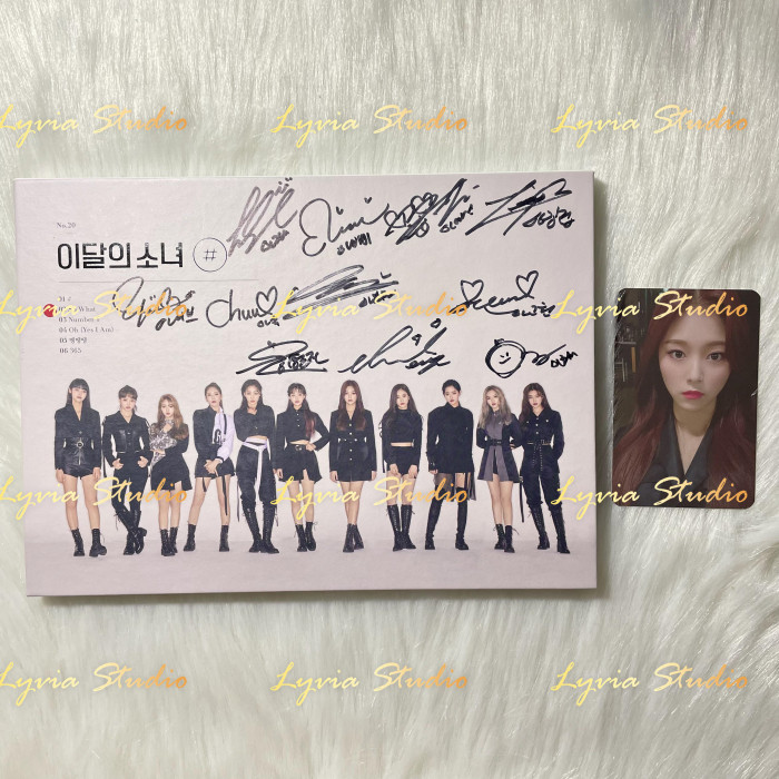 LOONA  # So What Signed Promo Album With Hyunjin Photocard