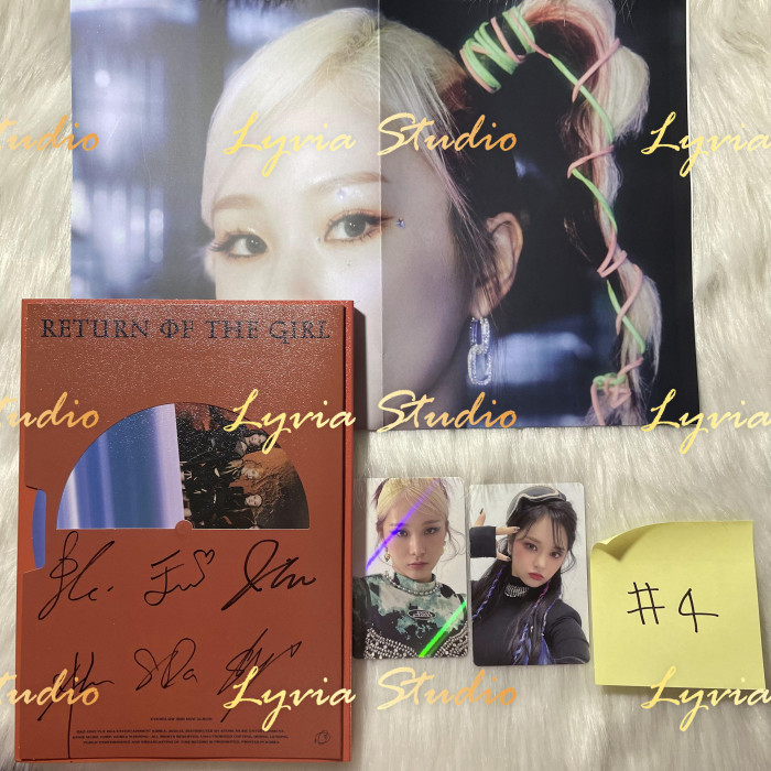 EVERGLOW Pirate ‘Return of The Girl’ OT6 All Member Signed Album