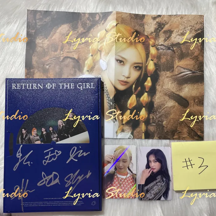 EVERGLOW Pirate ‘Return of The Girl’ OT6 All Member Signed Album