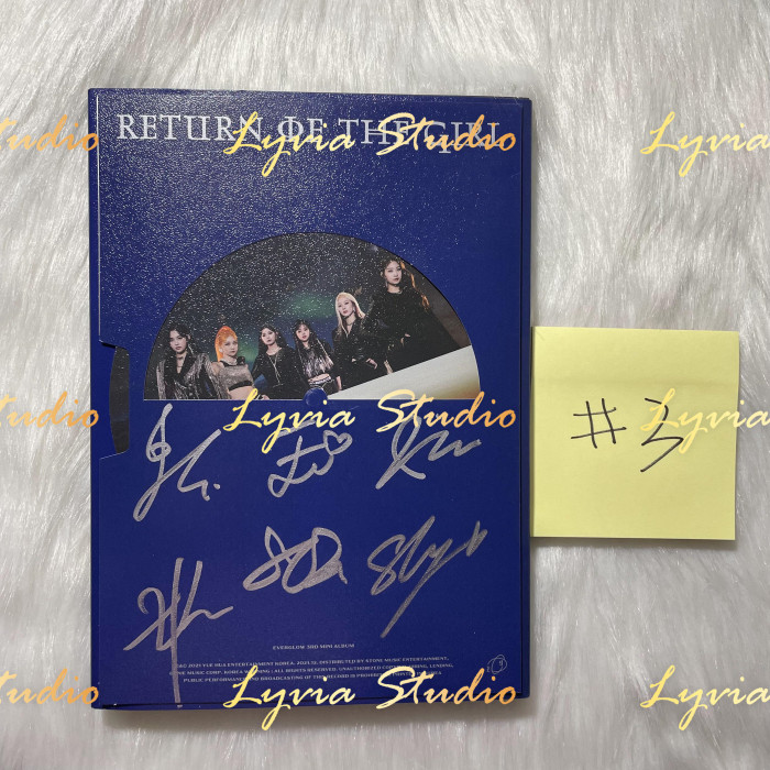 EVERGLOW Pirate ‘Return of The Girl’ OT6 All Member Signed Album